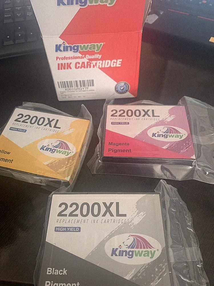 Kingway 2200XL Ink Cartridges - NEW
