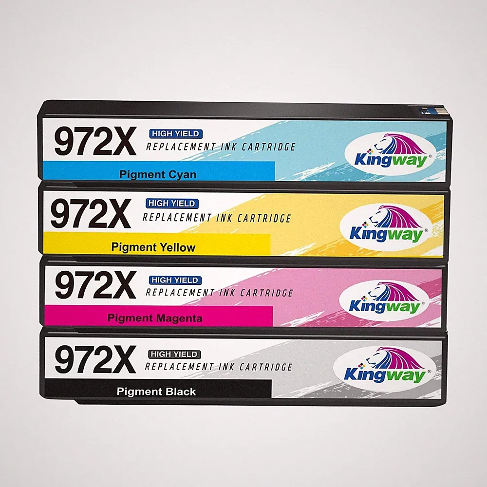 KINGWAY Compatible Ink Cartridge Replacement for HP 972X 972 Work with HP Pag...