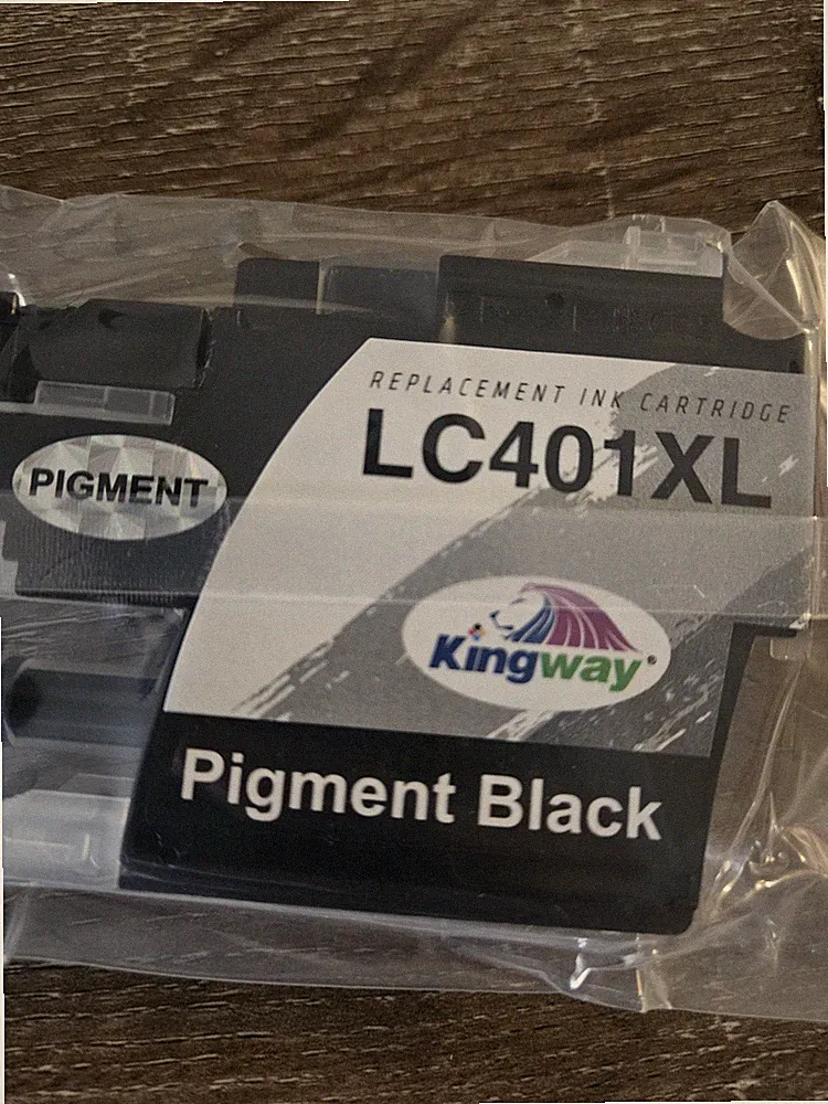Kingway LC401XL Compatible Pigment Black Replacement Printer Ink Cartridge